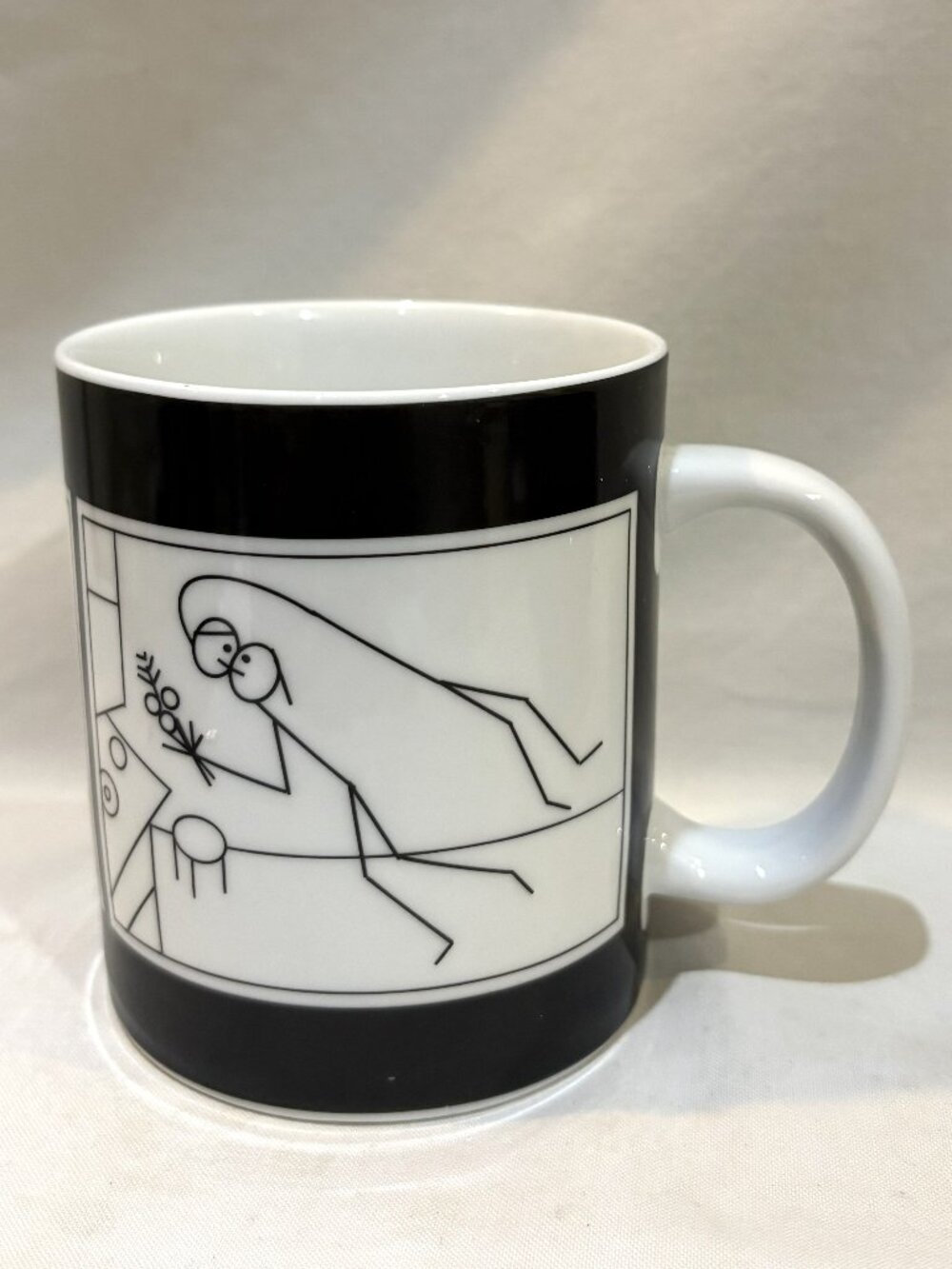 MoMA Jeffery Metzner 2007 STICK-STUFF Ceramics Coffee Mug Teacup